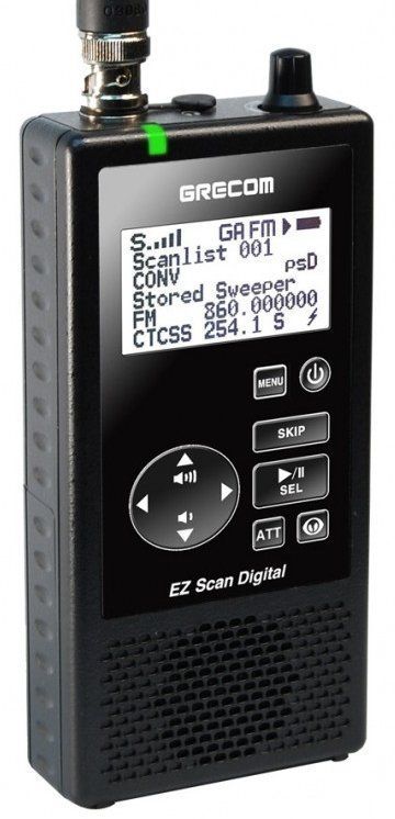  800 GRECOM DIGITAL TRIPLE TRUNKING HANDHELD EZ SCAN POLICE SCANNER NEW