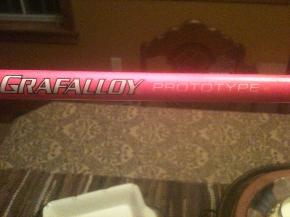 Bubba Watson RARE Grafalloy Bimatrix Pink Prototype Golf Shaft