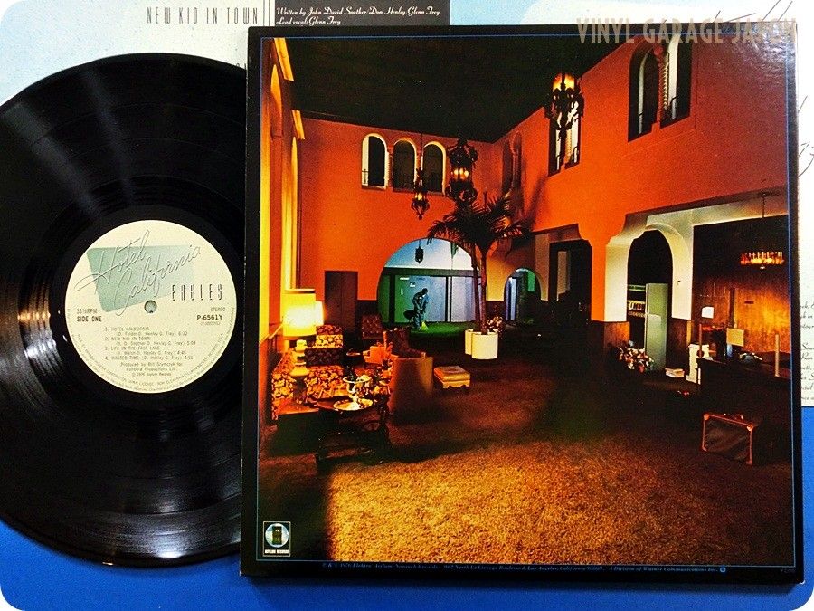 Eagles Poster Hotel California 1976 Japan Glenn Frey LP A0889