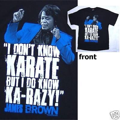 JAMES BROWN BIG PAYBACK CRAZY KA RAZY T SHIRT LARGE NEW