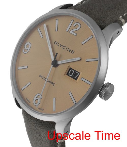 Glycine Incursore Automatic Big Date Mens Luxury Watch 3885 17 LB7