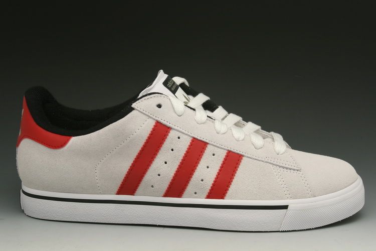 Adidas Campus Vulc Mens Sneaker Wht University Red Blk G56905