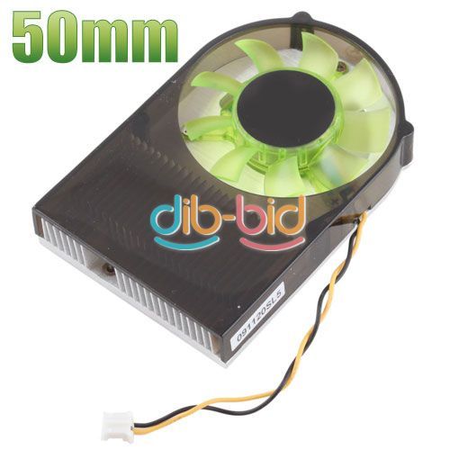 Pin 12V DC Computer PC Graphics Card Heatsinks Cooler Cooling Fan