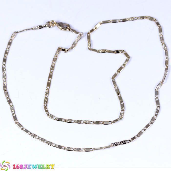 N7 Necklaces 2 25cm Cute 18K Gold Silver 168JEWELRY