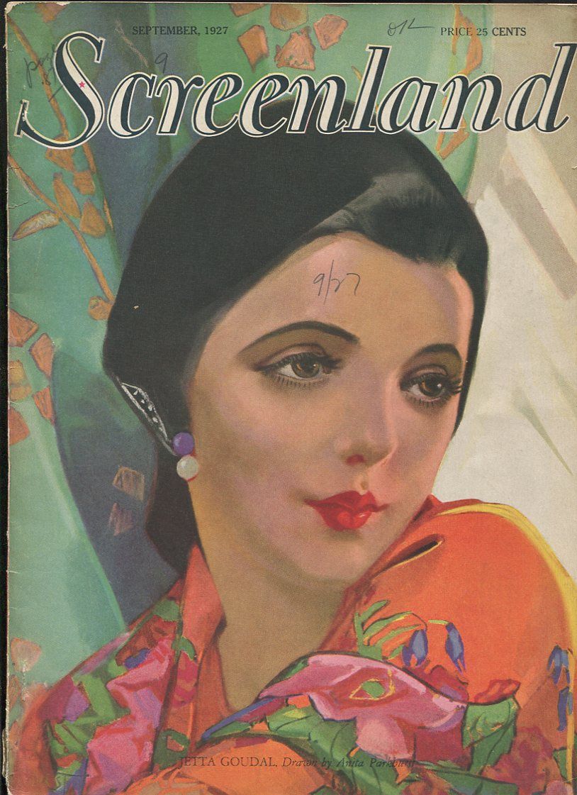  SEP 1927 anita parkhurst cover art CLARA BOW ALICE WHITE HAROLD LLOYD