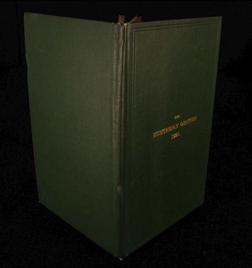 1921 Hunterian Oration Sir Charters Symonds Medicine