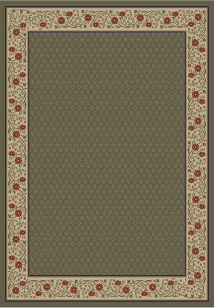 Oriental Carpet 8x10 Harmony Green Area Rug