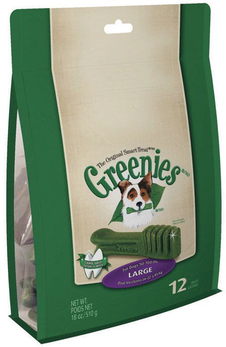 Greenies Mega 18oz Bag Dog Treats Size LARGE (12 Treats per Bag) 50