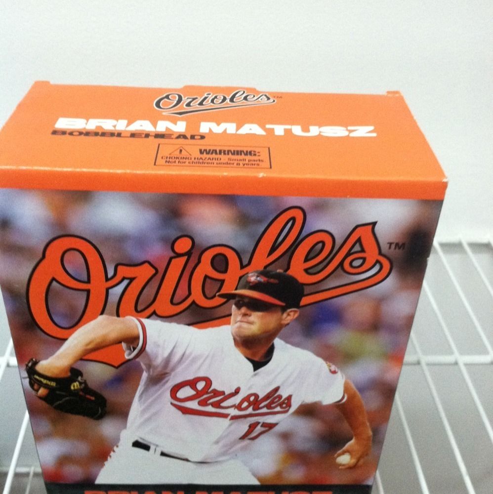 New Baltimore Orioles Brian Matusz Bobblehead 2011 SGA