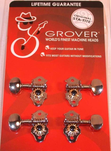 Grover Sta Tite 14 1 Dulcimer Peg Tuner Machine Nickel Finish Set of 4