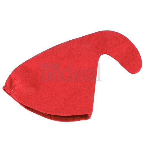 Red Dwarf Gnome Elf Hat Cap Fancy Dress Costume Halloween