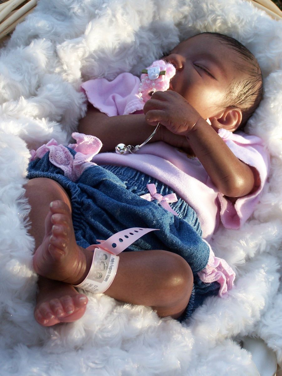  Footprints~ Reborn Biracial Baby~Taylor~ Sculpt By Samantha L.Gregory