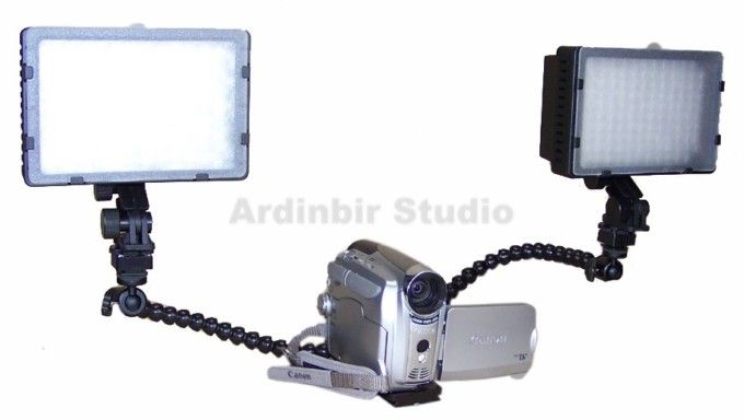 Twin LED Light Kit for Sony HDR HC9 HC5 HC3 HC7 HC1