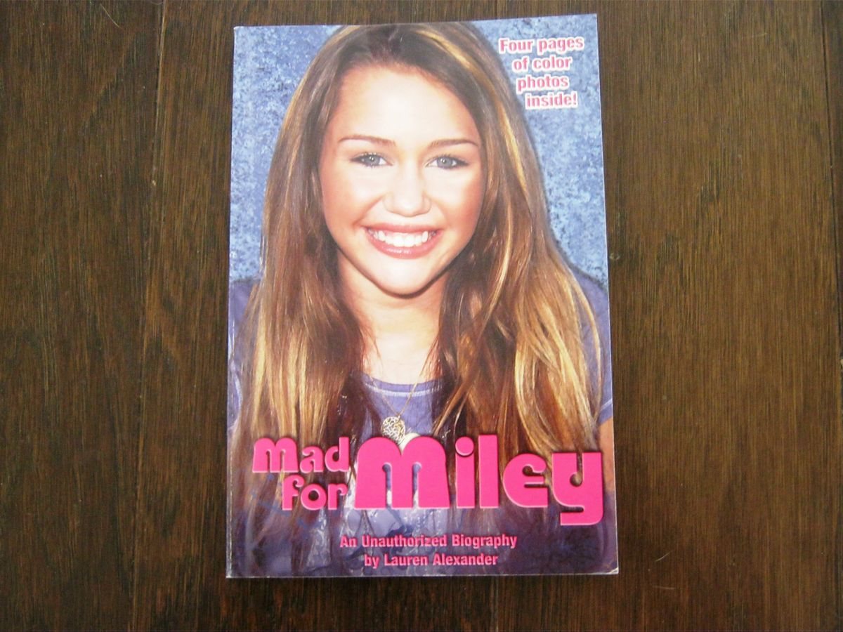 Used Childrens Book Mad for Miley Cyrus Biography Hannah Montana