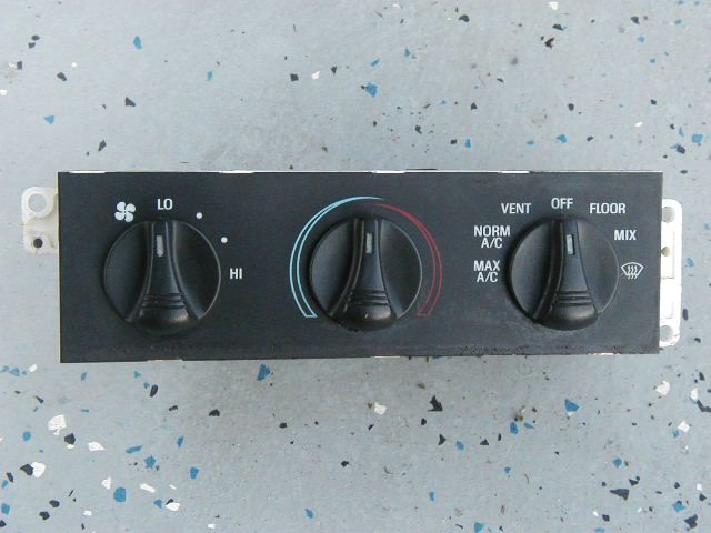 Ford Probe Air Heater AC Control Panels Knobs 1993 97