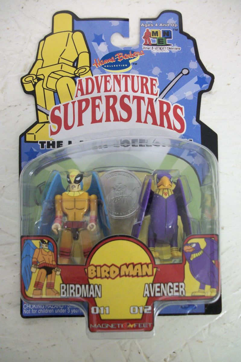 Hanna Barbera Adventure Superstars I Men Birdman and Avenger Figures