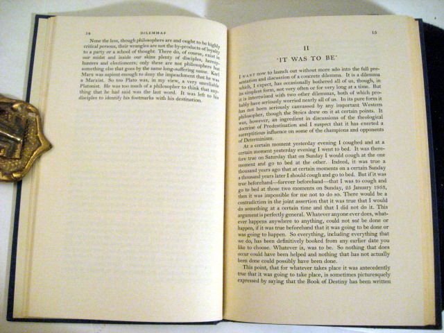 1954 Gilbert Ryle Dilemmas The Tarner Lectures 1953