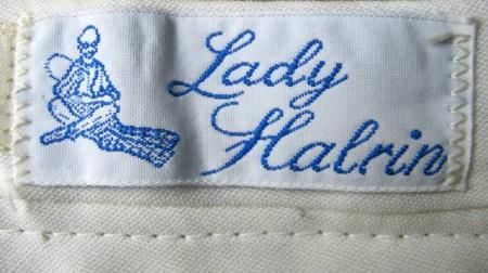 Vintage Womens Lady Halrin Pleated Beige Ducks Dress Golf Pants Size