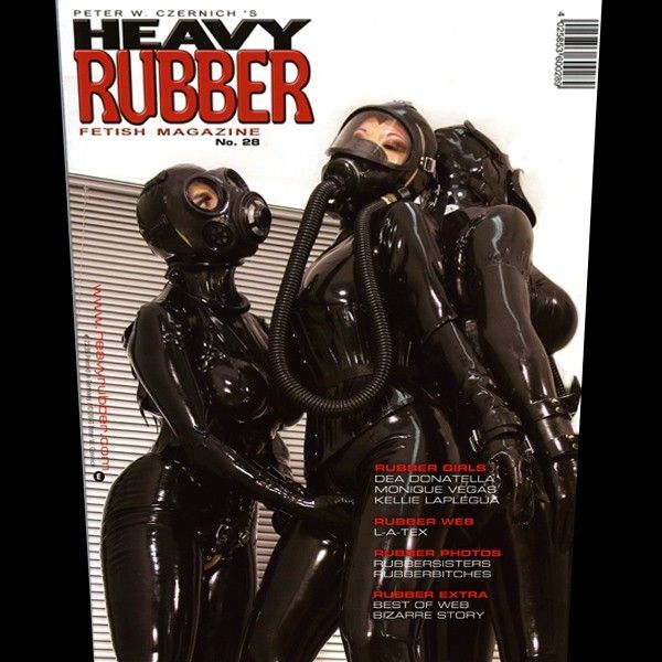 Heavy Rubber Mag 28 Black Latex Hood Catsuit Neck Corset Gas Mask