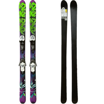 New 2012 88cm K2 Indy Skis with Marker FastTrack Bindings