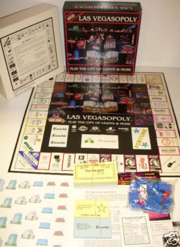 Las Vegasopoly Limited Edition 1993 Boardgame Unpunched