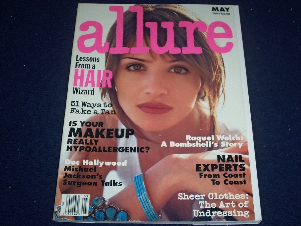 1993 May Allure Magazine Helena Christensen Fashion Super Models F 726