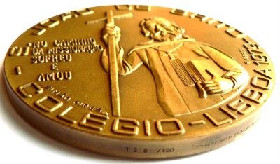 SAINT JOHN de BRITO Large Bronze Medal 236g (8oz) 80mm (3.14)