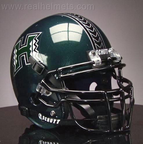  Hawaii Warriors Gameday Football Helmet