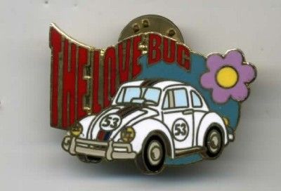 disney 2000 herbie the love bug pin le