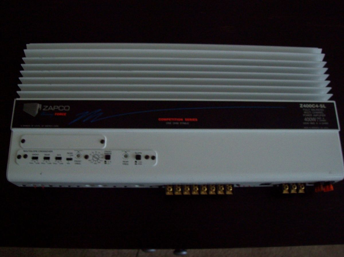 ZAPCO Z400C4 SL COMPETITION AMPLIFIER