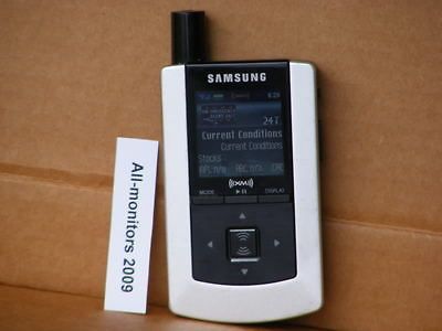 Samsung Helix YX M1/YX M1Z XM Portable Satellite Radio Receiver