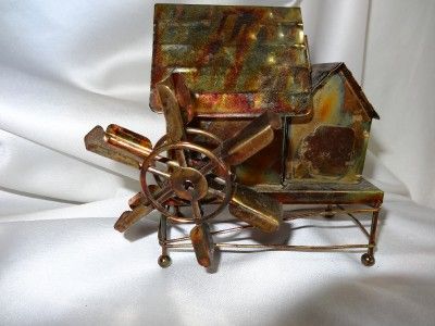 happy days are here again metal windmill music box