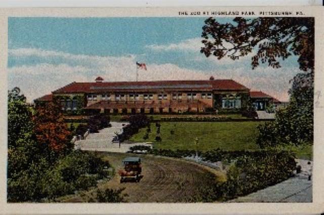 PITTSBURG, PA The Zoo at Highland Park Postcard