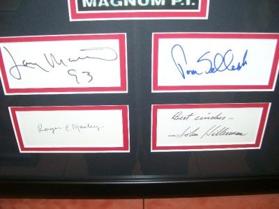  Tom Selleck Larry Manetti Roger Mosley John Hillerman Framed