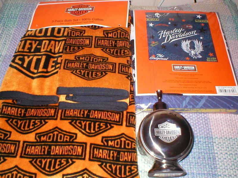 harley davidson towel set