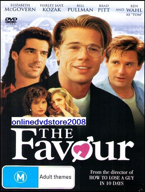 The Favour Indecent Brad Pitt Ken Wahl Romantic Comedy Movie DVD New