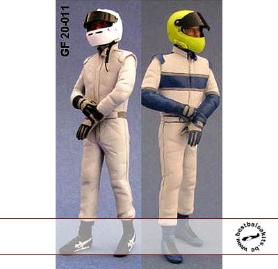  FIGURE model depicting HAKKINEN / RALF SCHUMACHER putting on gloves