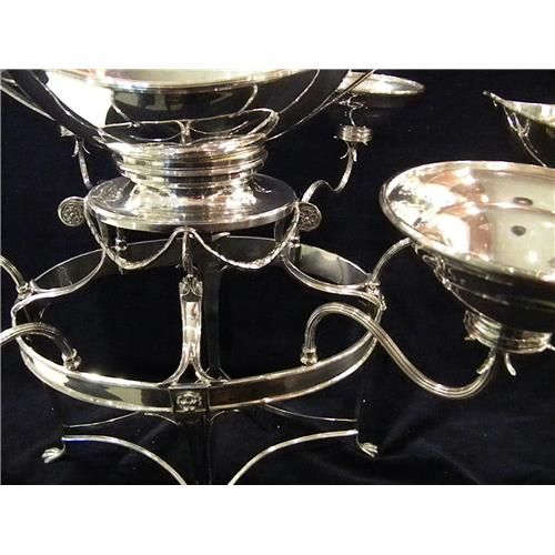 Large Silver Epergne Centerpiece London 1928