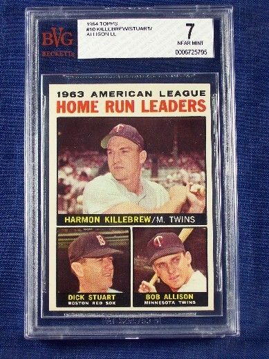  1964 Topps 10 Home Run Leaders BVG 7