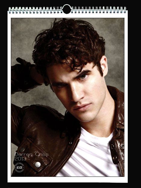 Darren Criss 2013 Wall Holiday Calendar Glee Blaine Anderson