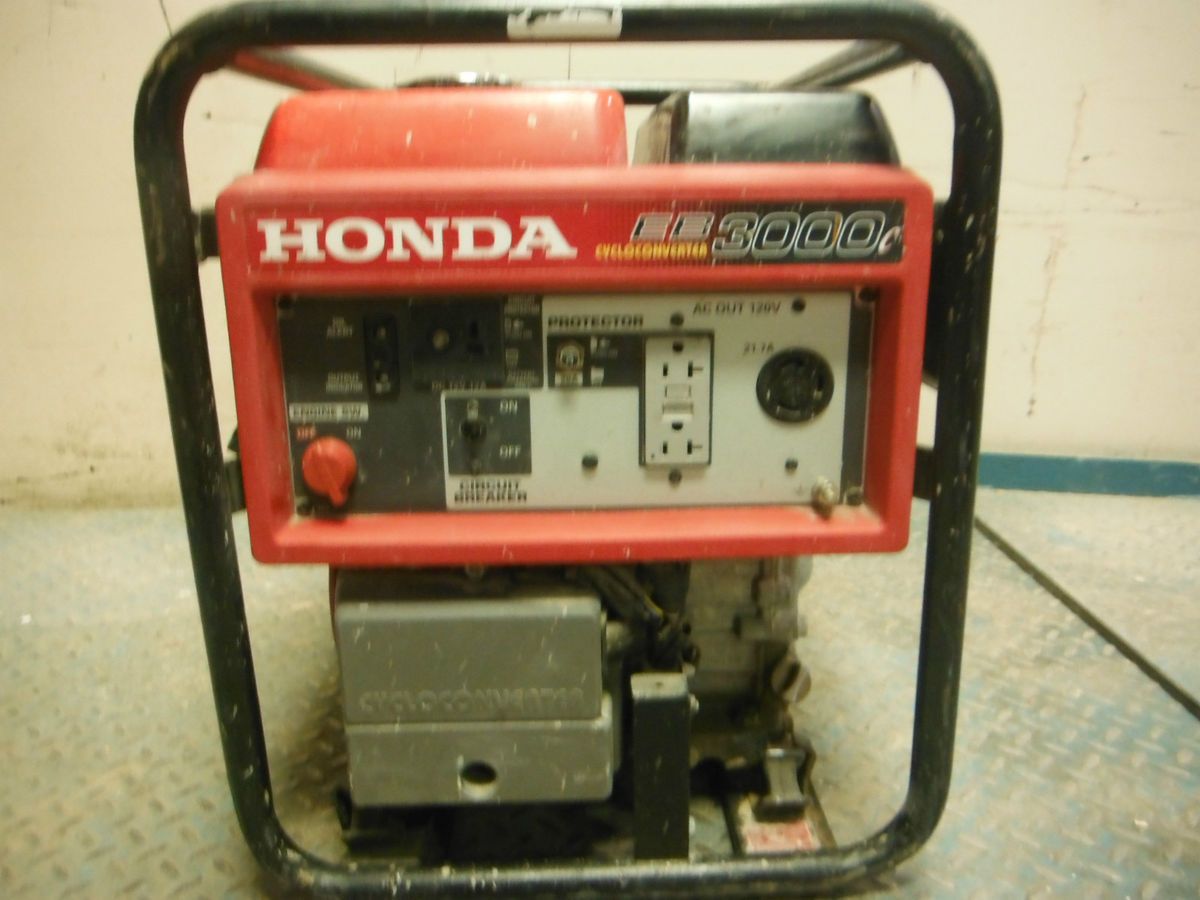 Nice 2009 Honda Model EB3000C Cycloconverter Portable Generator