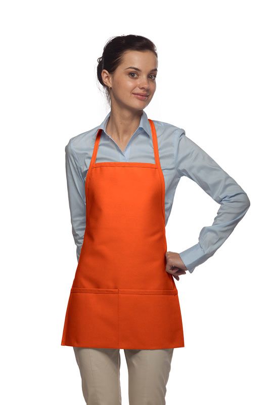 DayStar 215 Two Pocket Promo Bib Apron Made in The USA