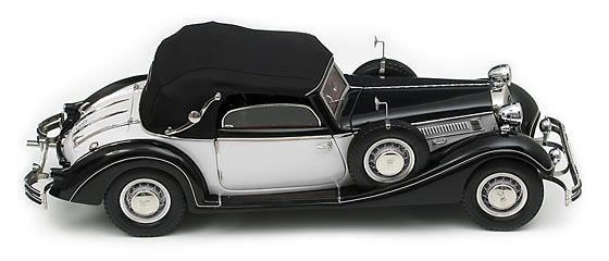 12 CMC 1937 Horch 853 Silver Black Two Tone C 001