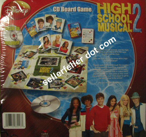 Disney HIGH SCHOOL MUSICAL 2   CD Board GAME + MUSIC CD