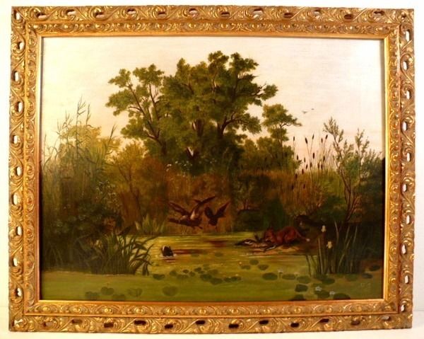 Magnificent John Frederick Herring Jr Oil Painting