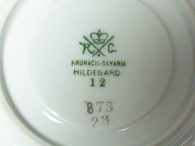 ROSENTHAL MOKKATASSE KRONACH BAVARIA HILDEGARD