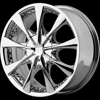 17x7 5 Chrome Wheel Helo HE827 5x112 5x4 5