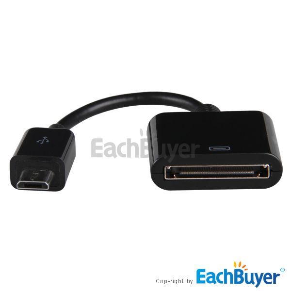 Micro USB 30 Pin Hembra A 5 Pin Macho Adaptador Para iPhone iPad