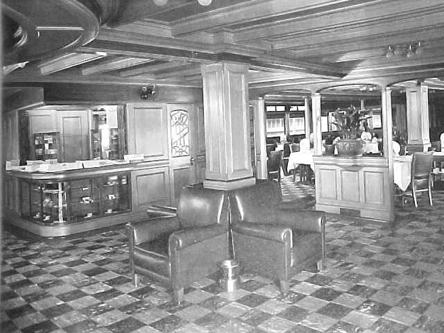 Shipbuilder Henry Knox Hall, on the deck during the launch of his five