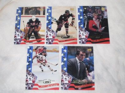  Signature Rookies Hockey Miracle on Ice Card 9 22 33 38 41Herb Brooks